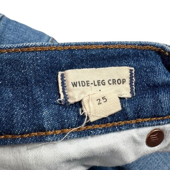❌SOLD❌ Madewell | Wide-Leg Cropped Jeans - Picture 3 of 4